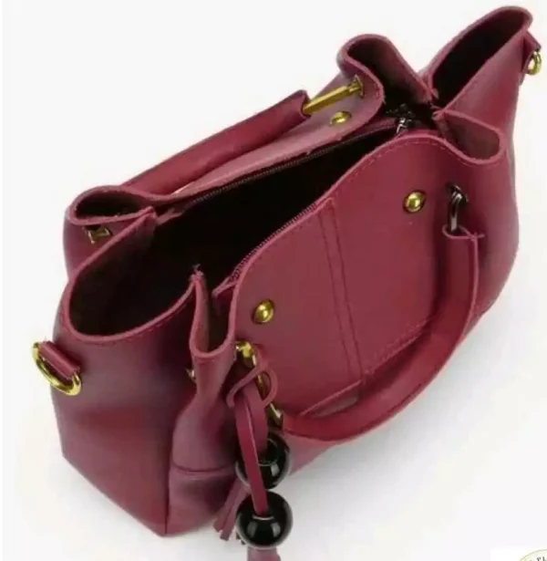 3-Piece Women's PU Leather Shoulder Bag Set