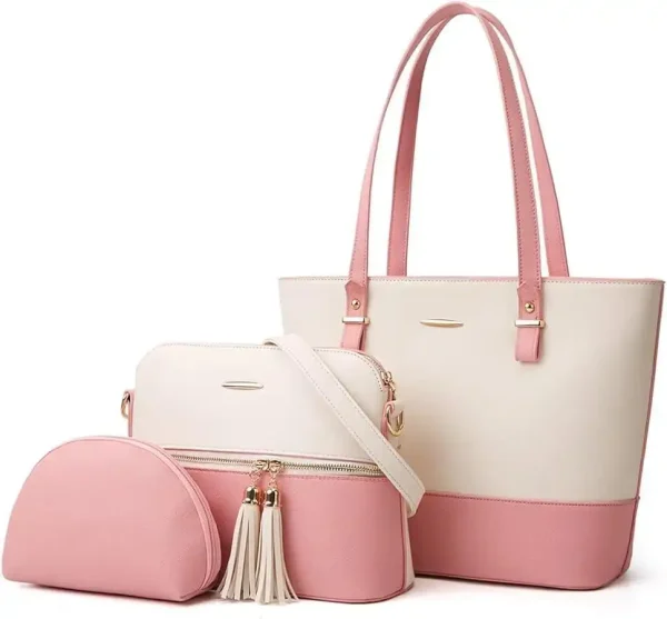 Stylish & Versatile PU Leather Shoulder Bag Set